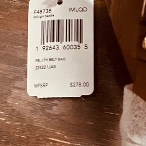 New Coach Leather Belt bag / Crossbody